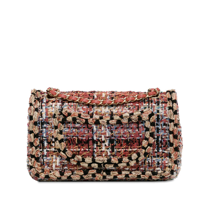 Top Quality Chanel Medium Classic Tweed Double Flap (SHG-0MvJ4C)