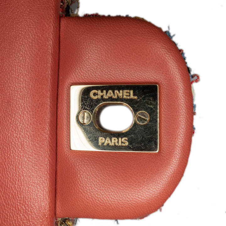 Top Quality Chanel Medium Classic Tweed Double Flap (SHG-0MvJ4C)