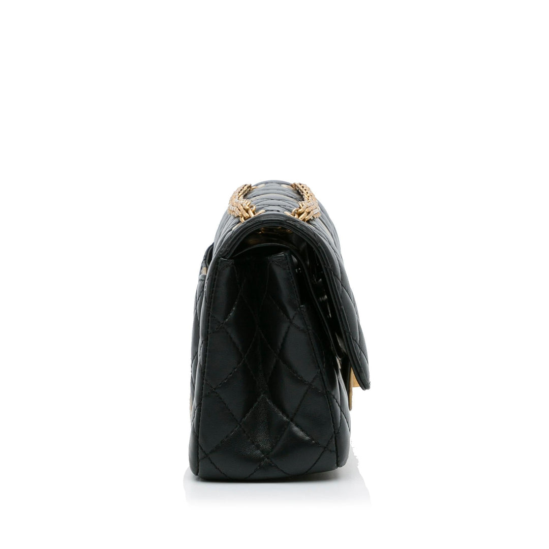 Top Quality Chanel Medium Croc Embossed Lambskin 2.55 Reissue Double Flap Bag (SHG-WsMkpm)