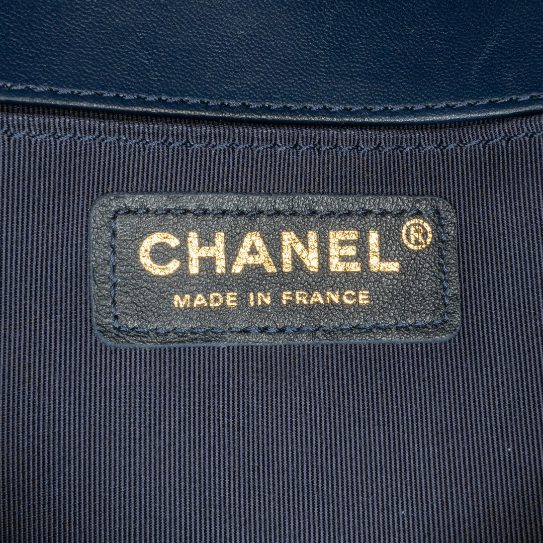 Top Quality Chanel Medium Lambskin Boy Flap (SHG-ocopwr)