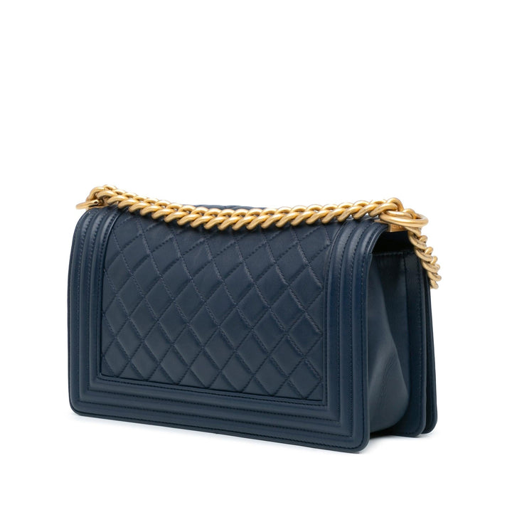 Top Quality Chanel Medium Lambskin Boy Flap (SHG-ocopwr)