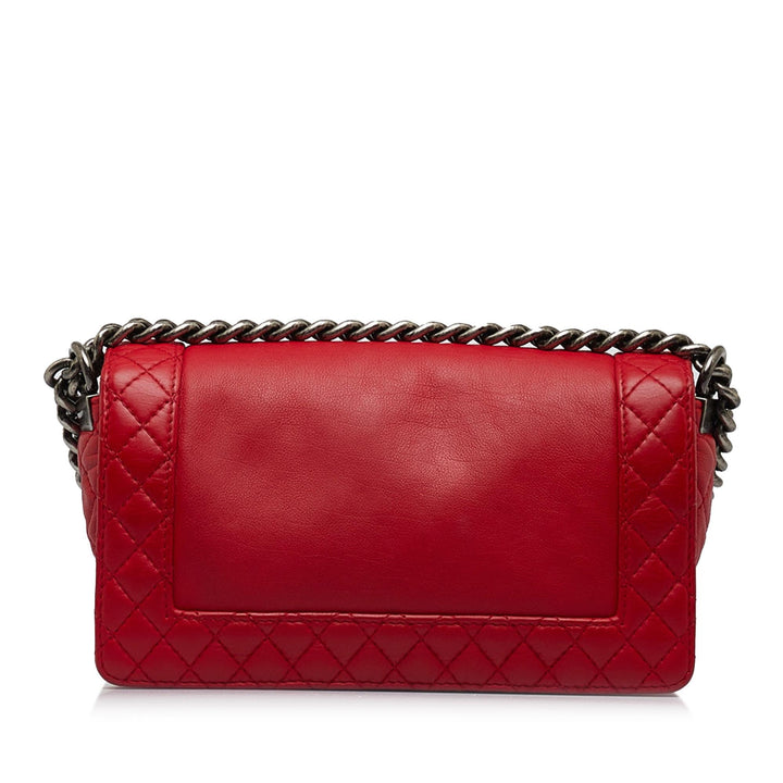 Top Quality Chanel Medium Lambskin Boy Reverso Flap (SHG-zxuQPd)