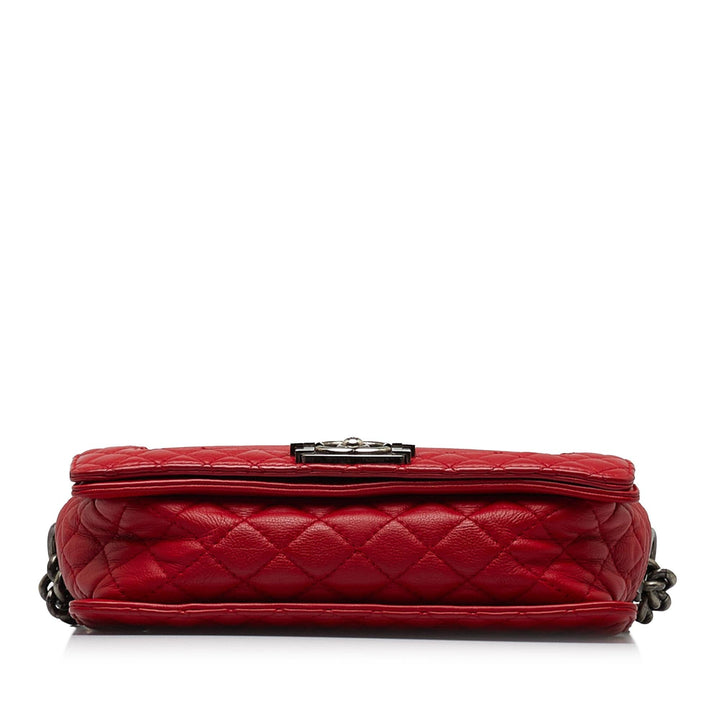 Top Quality Chanel Medium Lambskin Boy Reverso Flap (SHG-zxuQPd)