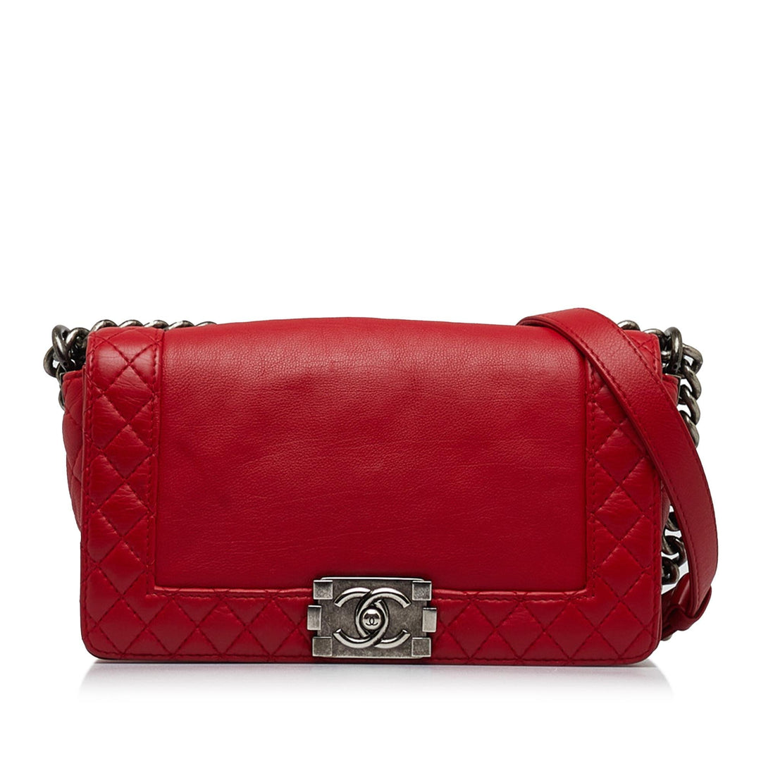 Top Quality Chanel Medium Lambskin Boy Reverso Flap (SHG-zxuQPd)