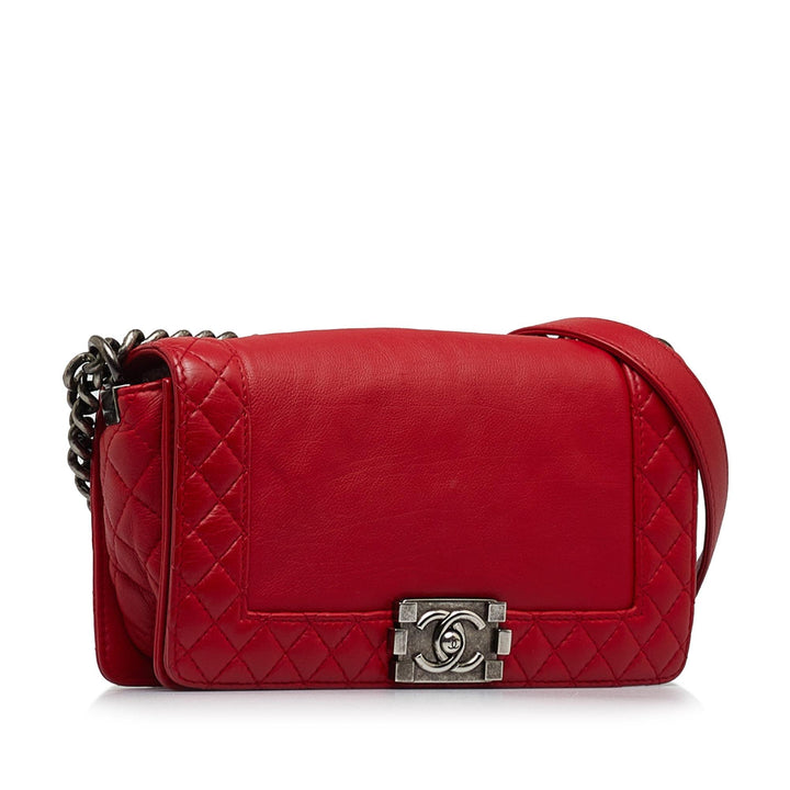 Top Quality Chanel Medium Lambskin Boy Reverso Flap (SHG-zxuQPd)