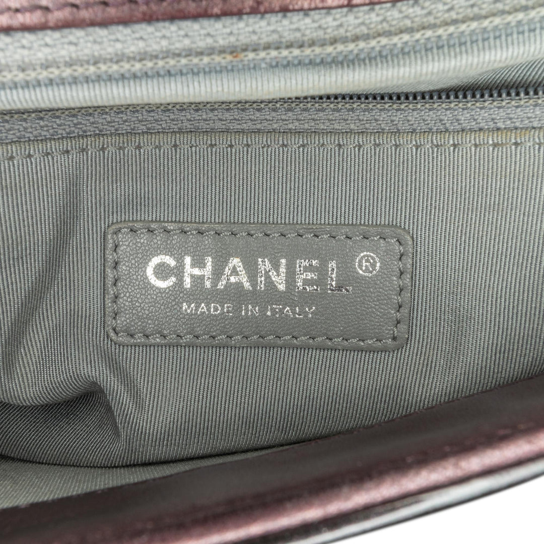 Top Quality Chanel Medium Patent Coco Boy Flap (SHG-50WsUL)