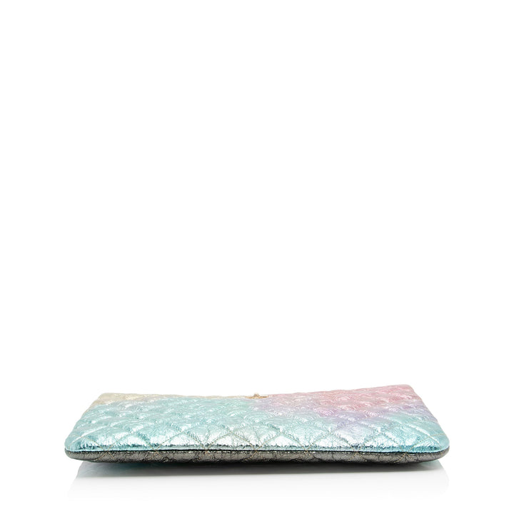 Top Quality Chanel Metallic Calfskin Rainbow Reissue Pouch (SHF-Iy12ka)
