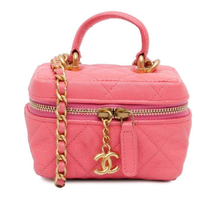 Top Quality Chanel Micro Caviar Chain Vanity Bag (SHG-sZoV4N)