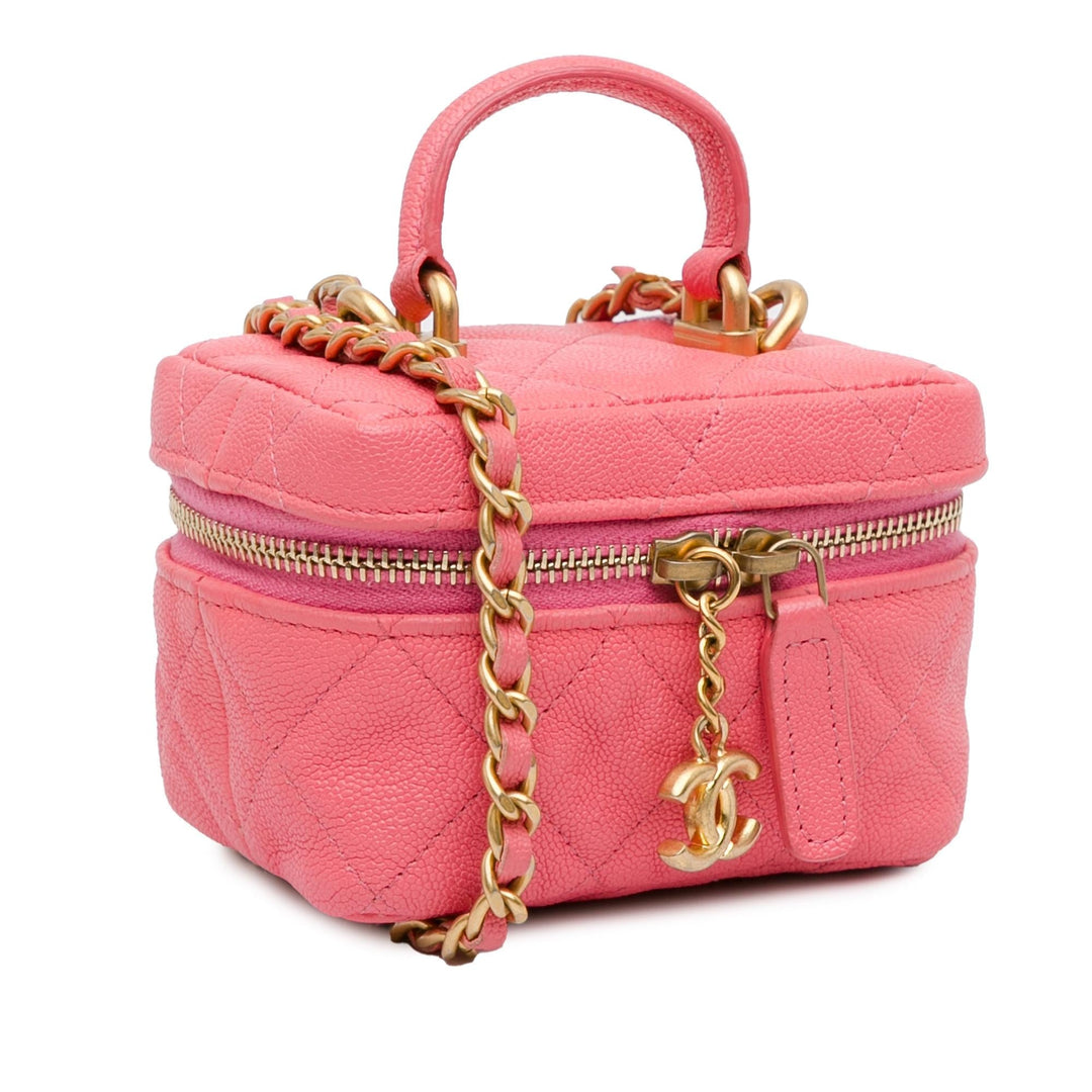 Top Quality Chanel Micro Caviar Chain Vanity Bag (SHG-sZoV4N)