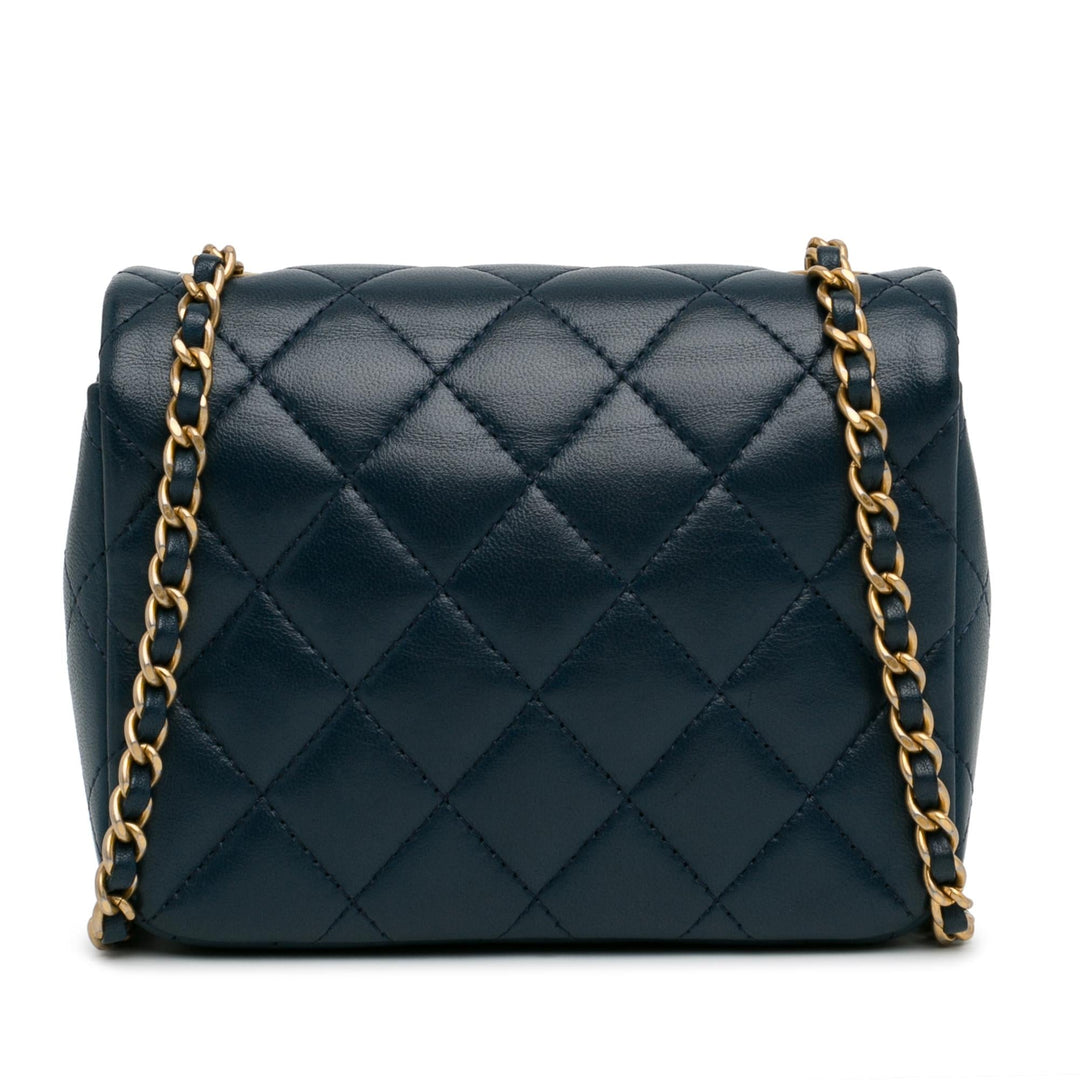 Top Quality Chanel Mini Lambskin CC Crystal Full flap (SHG-ZRHzBE)
