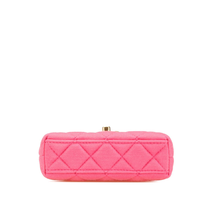 Top Quality Chanel Mini Nano Jersey Kelly Shopper Bag (SHG-VEwKgA)