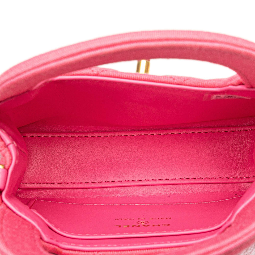 Top Quality Chanel Mini Nano Jersey Kelly Shopper Bag (SHG-VEwKgA)