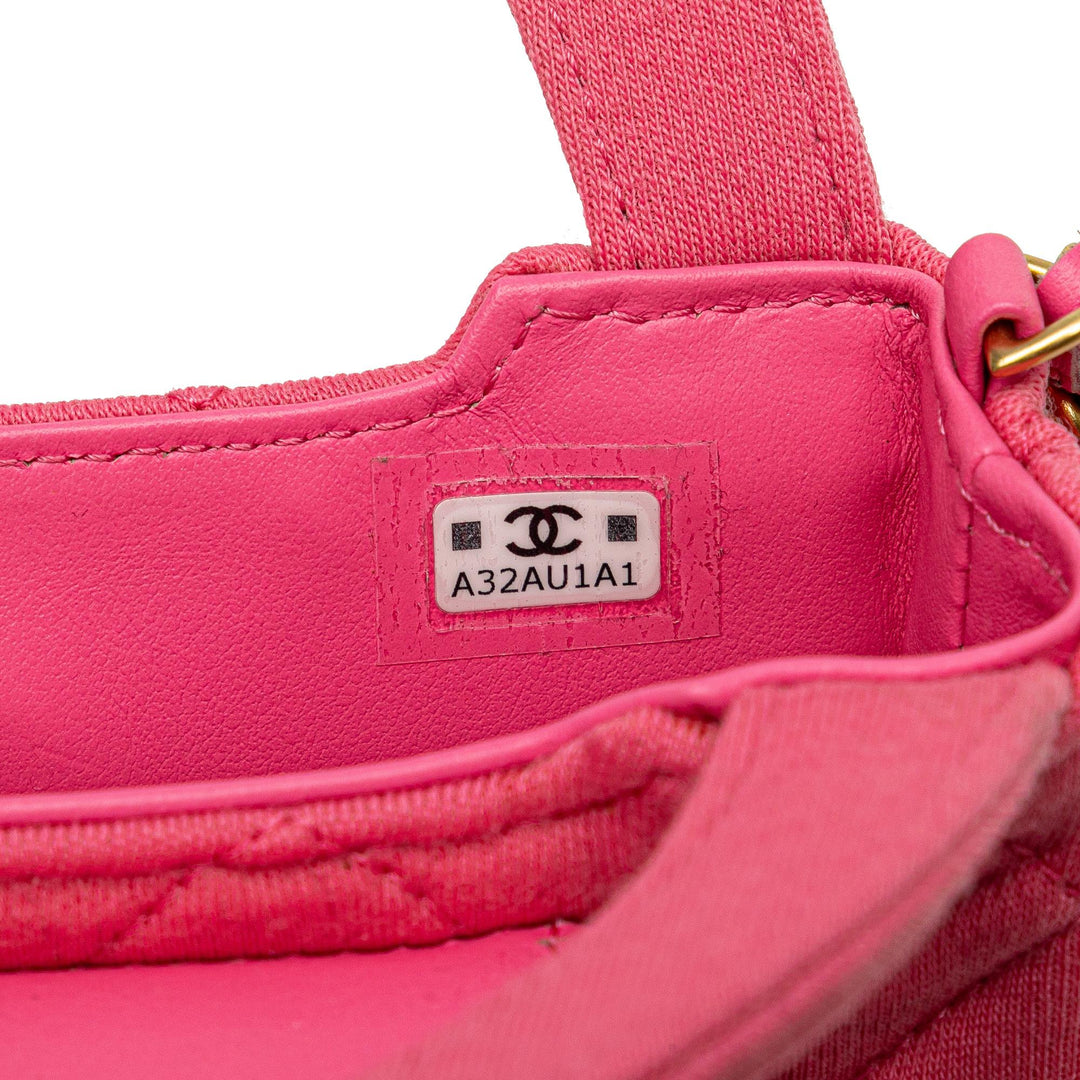 Top Quality Chanel Mini Nano Jersey Kelly Shopper Bag (SHG-VEwKgA)
