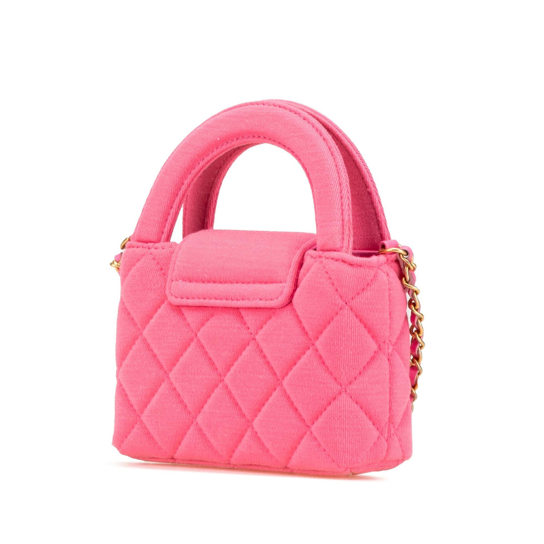 Top Quality Chanel Mini Nano Jersey Kelly Shopper Bag (SHG-VEwKgA)