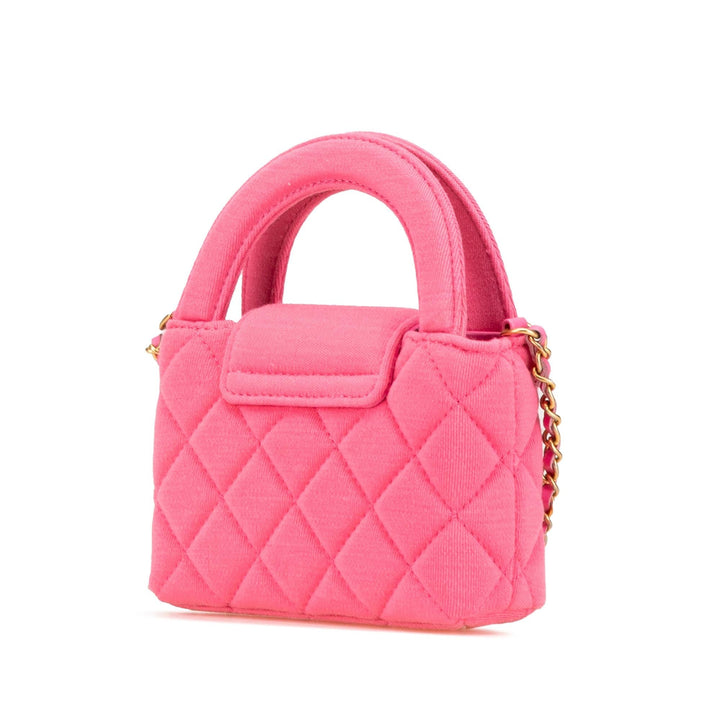 Top Quality Chanel Mini Nano Jersey Kelly Shopper Bag (SHG-VEwKgA)