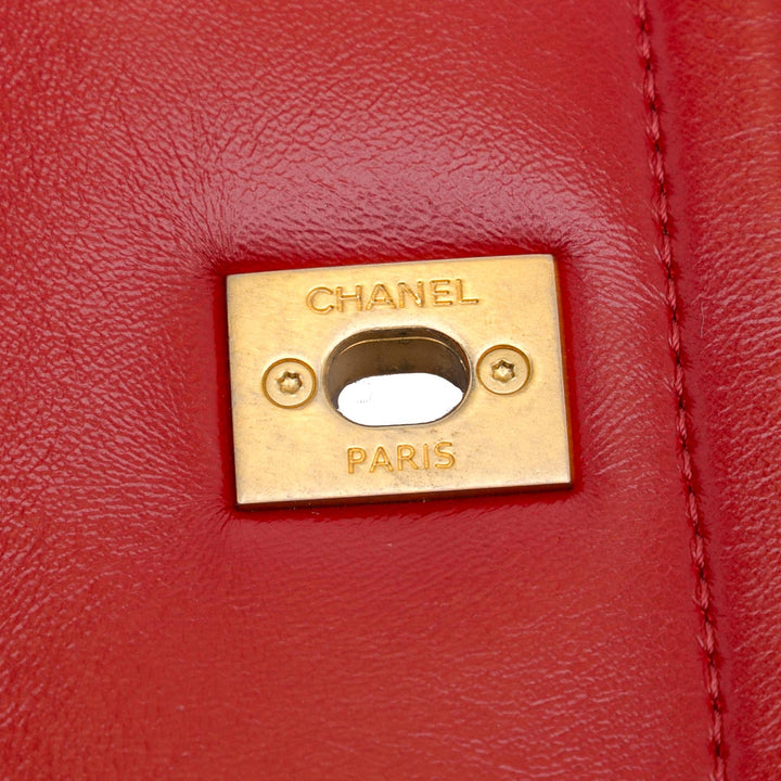 Top Quality Chanel Mini Quilted Lambskin Soft Square Flap (SHG-mDuPZD)