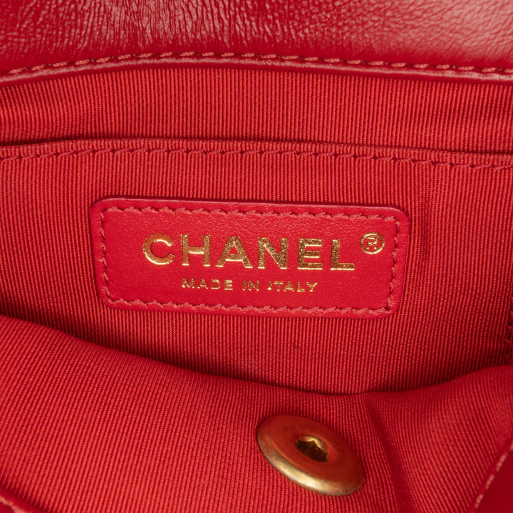 Top Quality Chanel Mini Quilted Lambskin Soft Square Flap (SHG-mDuPZD)
