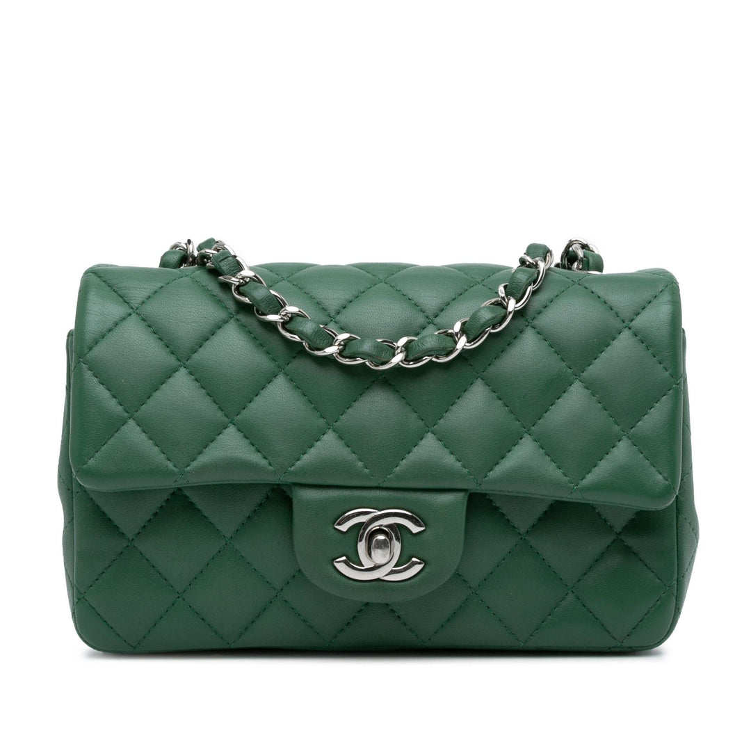 Top Quality Chanel Mini Rectangular Classic Lambskin Single Flap (SHG-VkUtVQ)