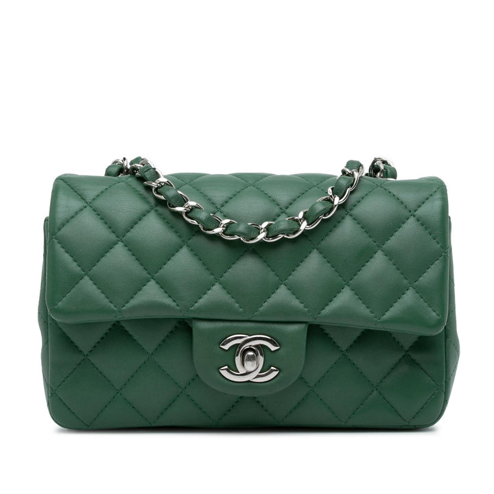 Top Quality Chanel Mini Rectangular Classic Lambskin Single Flap (SHG-VkUtVQ)