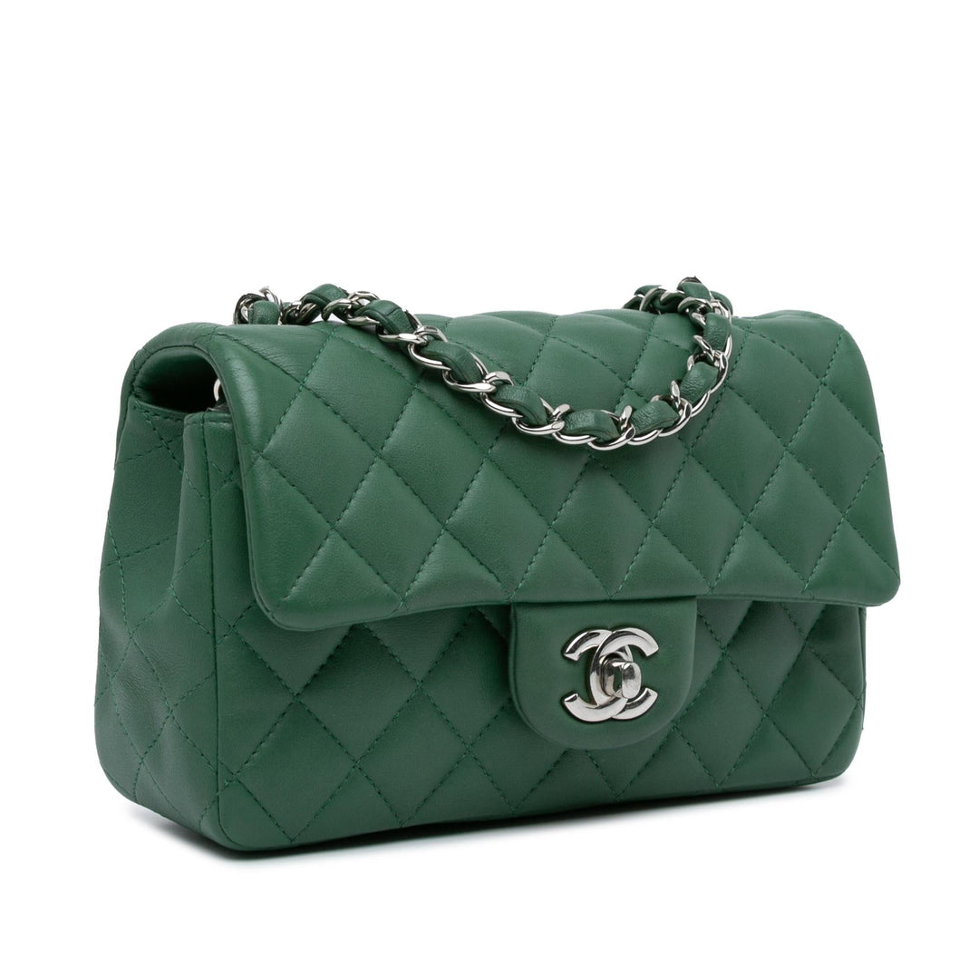 Top Quality Chanel Mini Rectangular Classic Lambskin Single Flap (SHG-VkUtVQ)