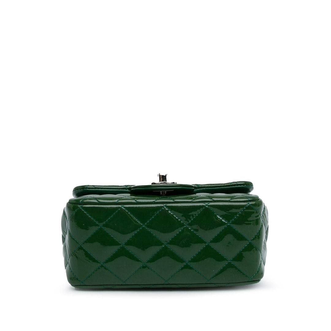 Top Quality Chanel Mini Square Classic Patent Single Flap (SHG-kyvpJB)