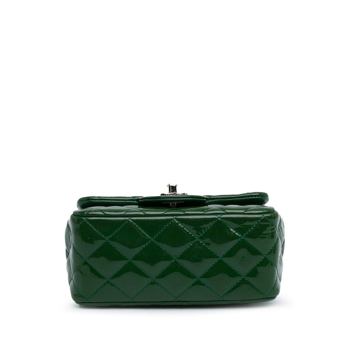 Top Quality Chanel Mini Square Classic Patent Single Flap (SHG-kyvpJB)