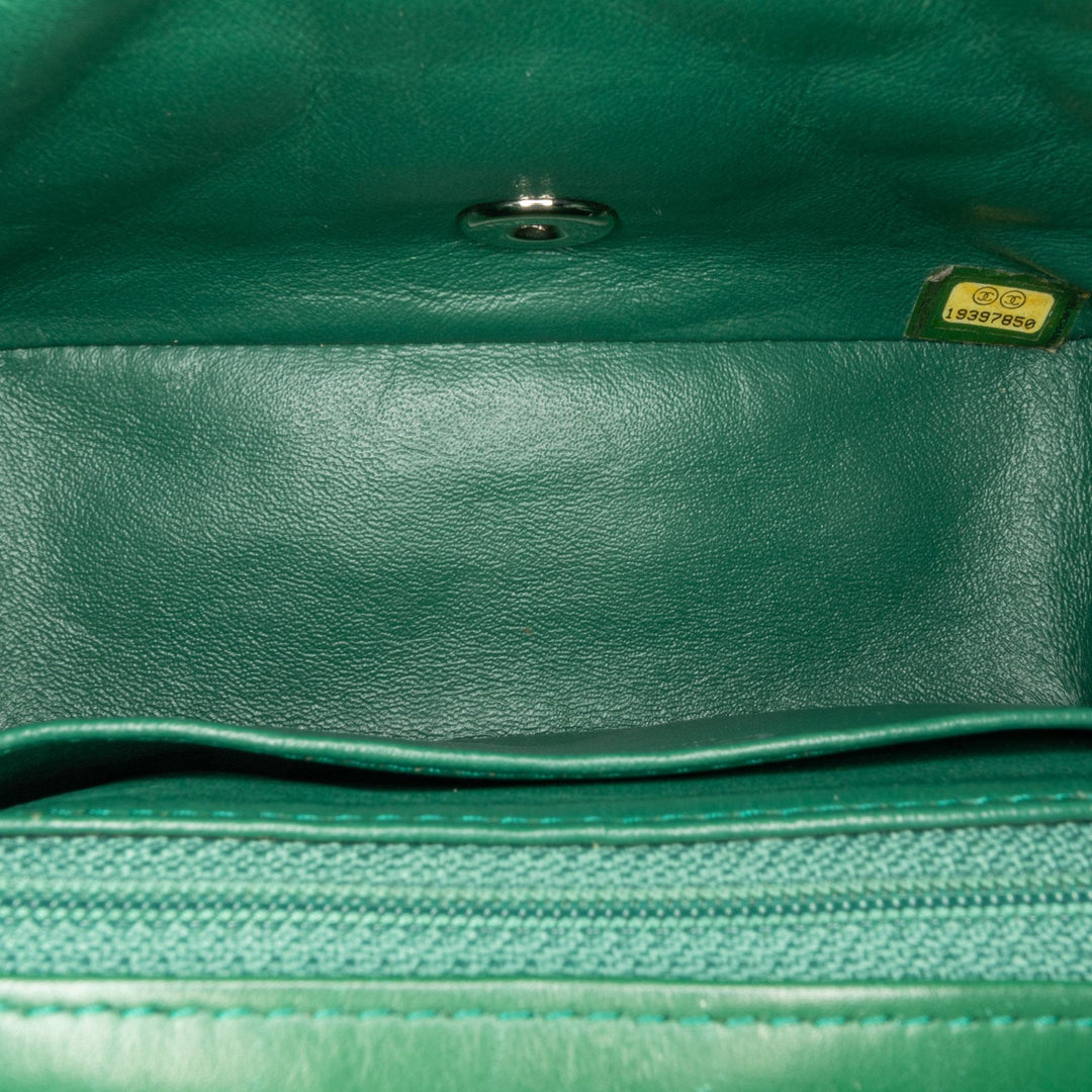 Top Quality Chanel Mini Square Classic Patent Single Flap (SHG-kyvpJB)