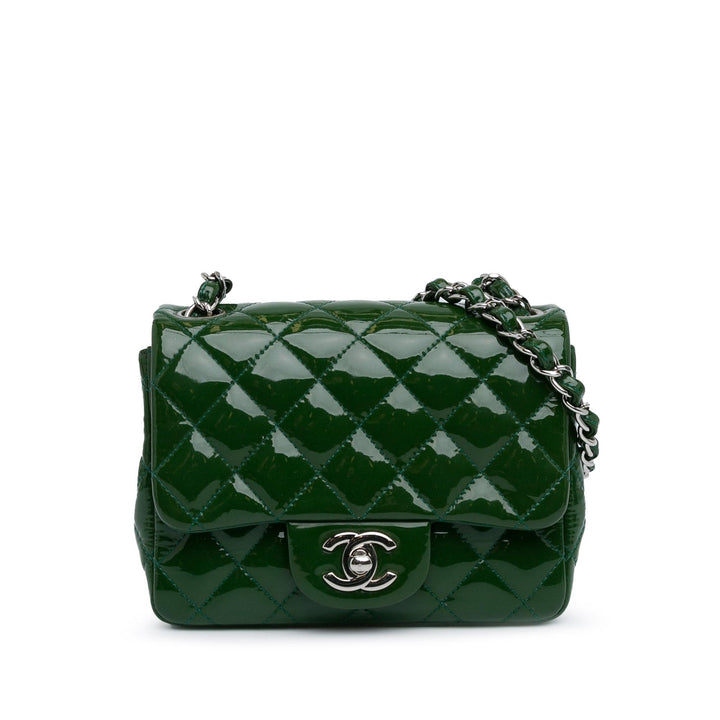 Top Quality Chanel Mini Square Classic Patent Single Flap (SHG-kyvpJB)