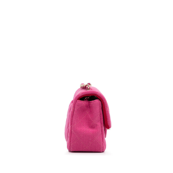 Top Quality Chanel New Mini Classic Jersey Single Flap (SHG-RyexYA)