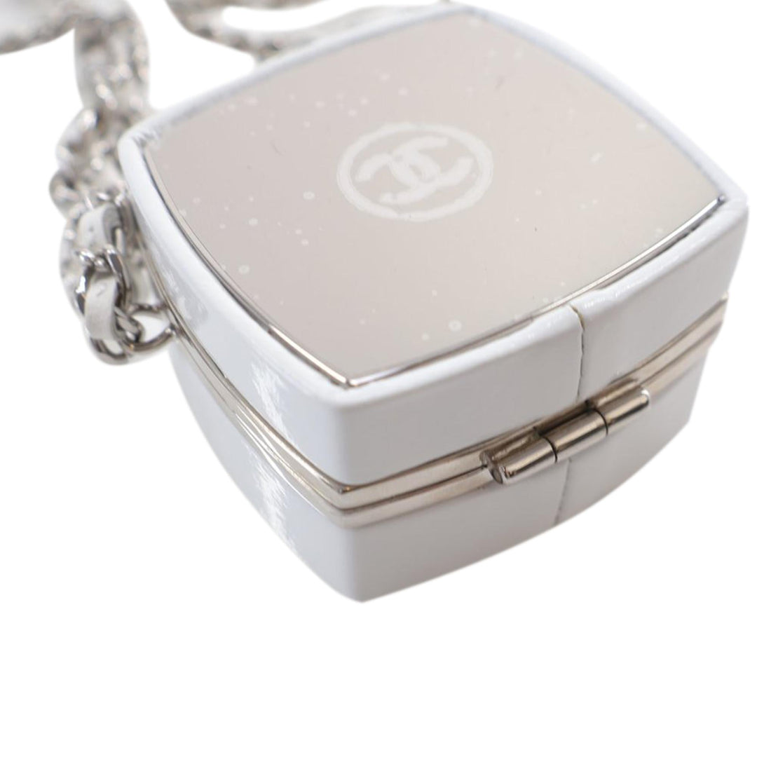 Top Quality Chanel Patent Goatskin Make-Up Box Clutch With Chain (SHG-cNmuxS)