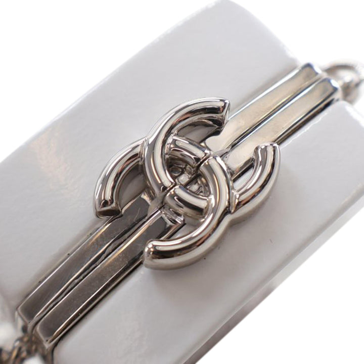 Top Quality Chanel Patent Goatskin Make-Up Box Clutch With Chain (SHG-cNmuxS)