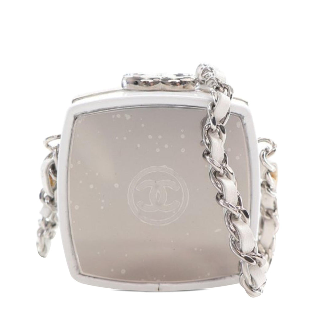 Top Quality Chanel Patent Goatskin Make-Up Box Clutch With Chain (SHG-cNmuxS)