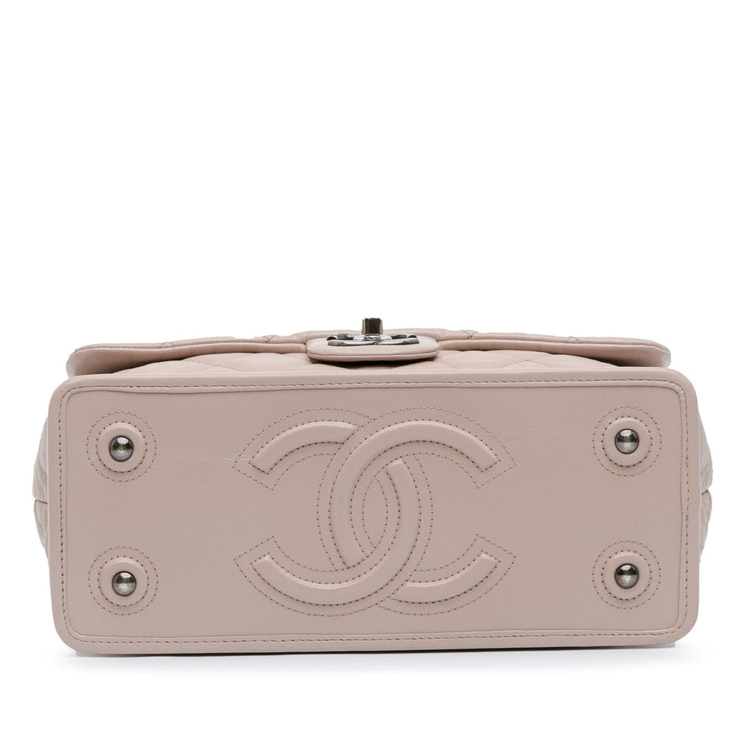 Top Quality Chanel Quilted Aged Calfskin Single Flap (SHG-vBvXcU)