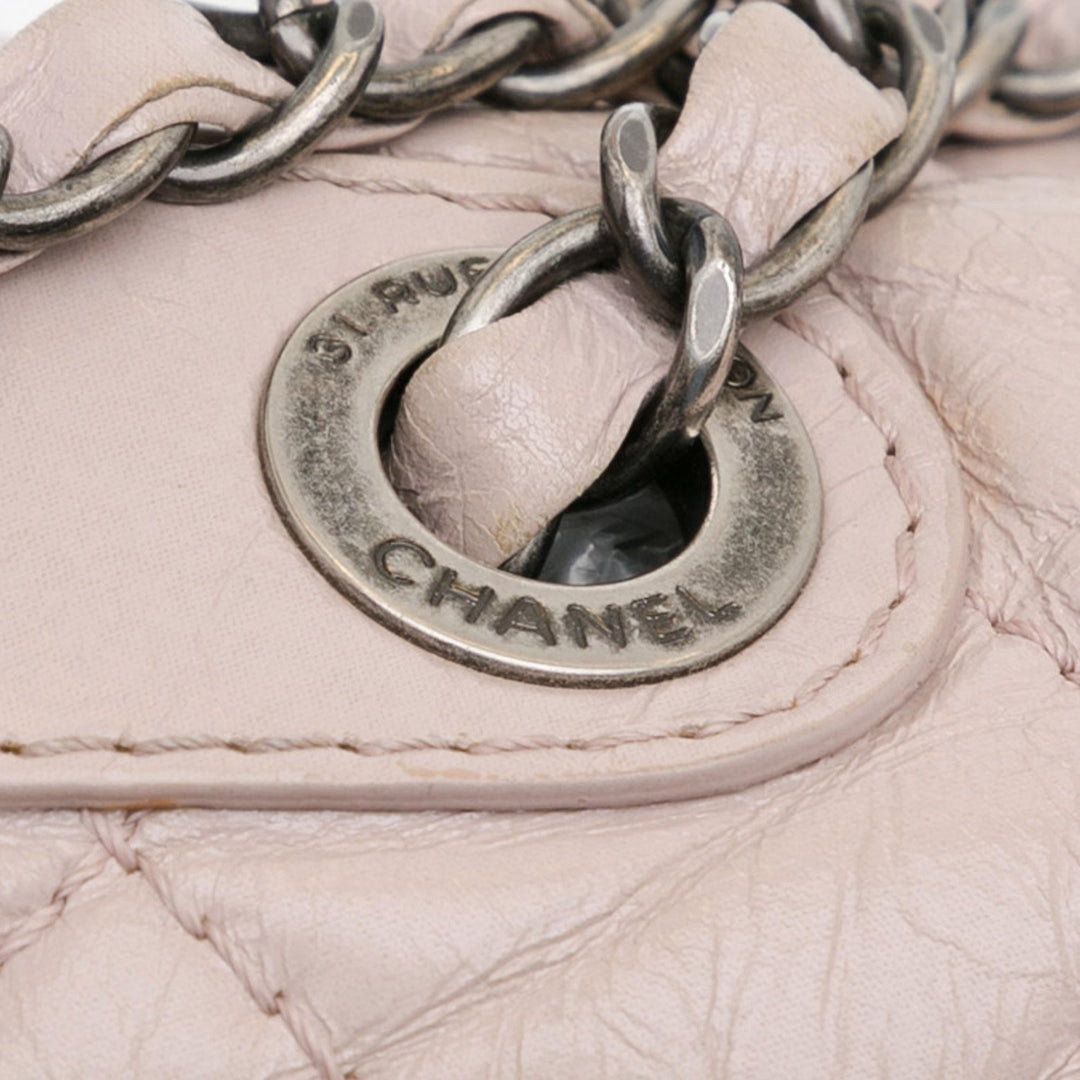 Top Quality Chanel Quilted Aged Calfskin Single Flap (SHG-vBvXcU)