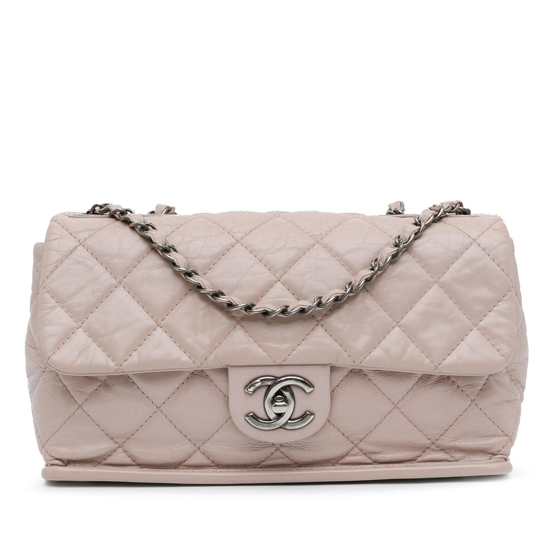 Top Quality Chanel Quilted Aged Calfskin Single Flap (SHG-vBvXcU)