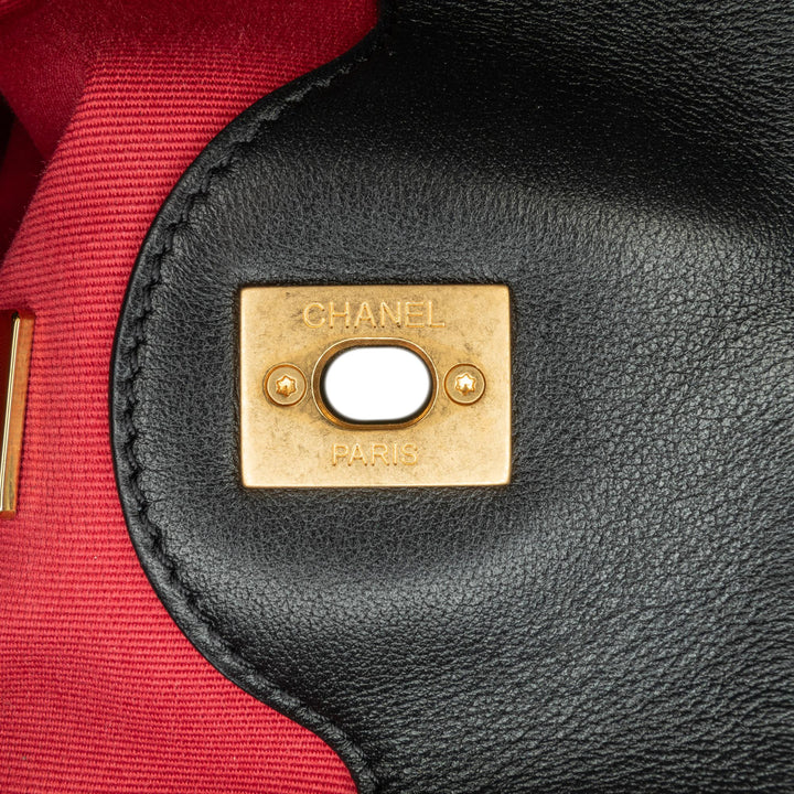 Top Quality Chanel Quilted Calfskin Easy Mood Hobo (SHG-NA7iAJ)