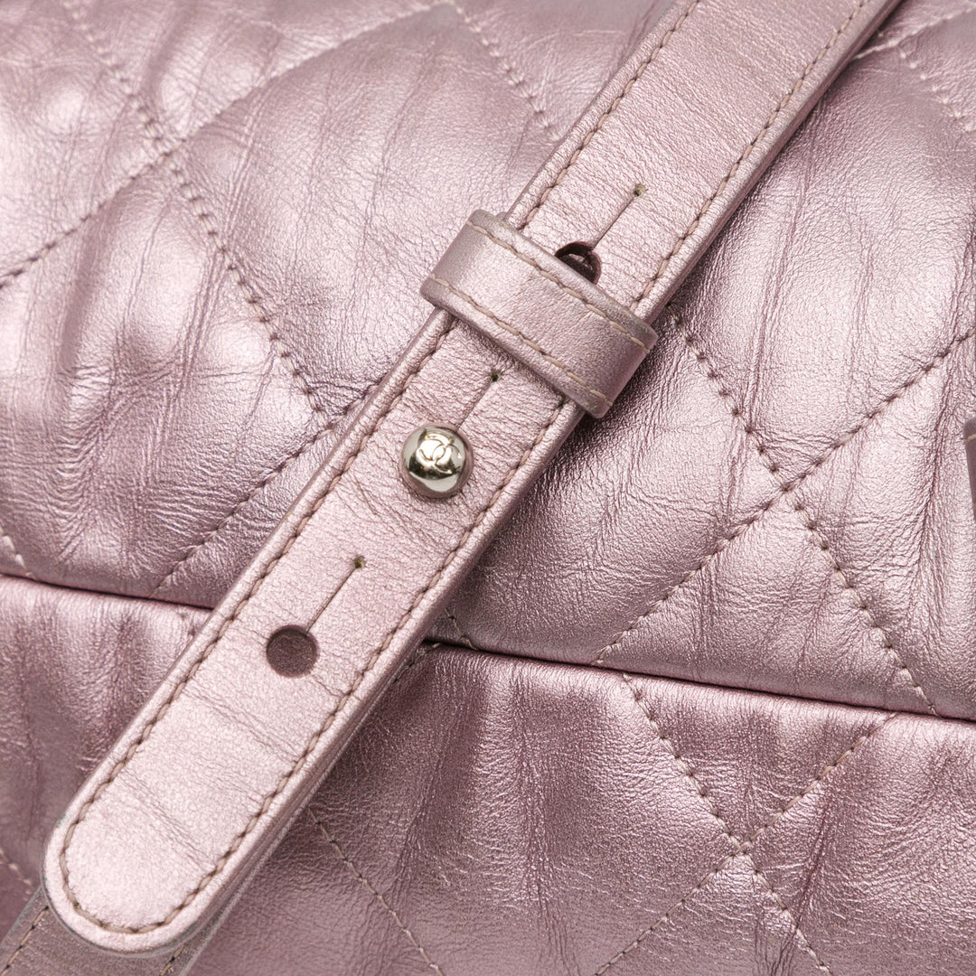 Top Quality Chanel Quilted Iridescent Calfskin Ground Control Backpack (SHG-4SwIEn)