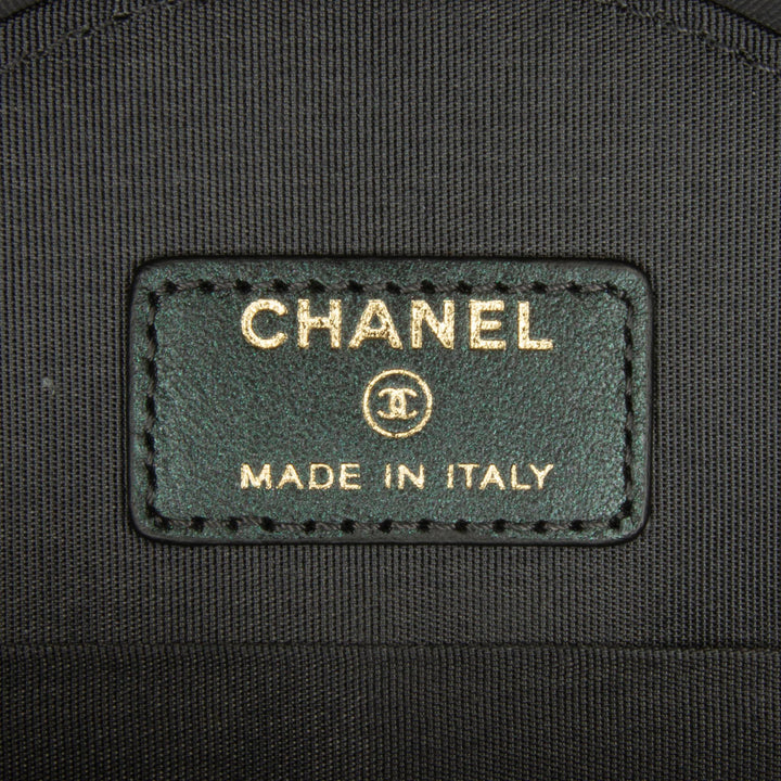 Top Quality Chanel Quilted Iridescent Caviar Round Clutch With Chain (SHG-5vHUZc)