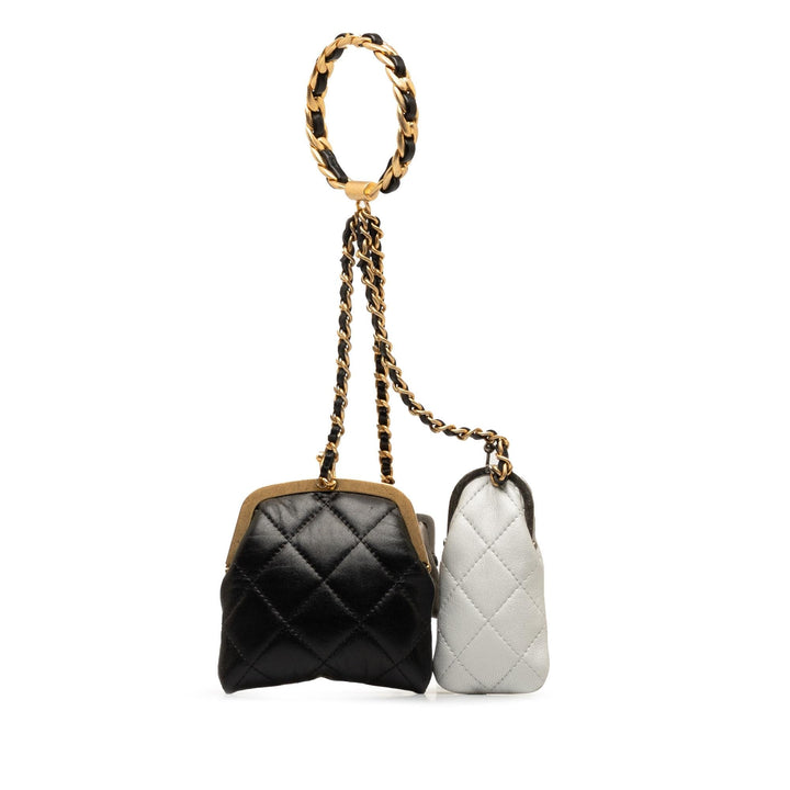Top Quality Chanel Quilted Lambskin Multi Clutch with Handle (SHG-ZLewa1)