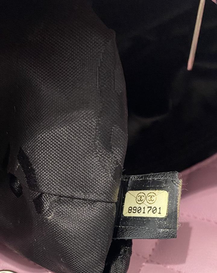 Top Quality Chanel Quilted Leather Mini Cambon Bucket Bag Pink