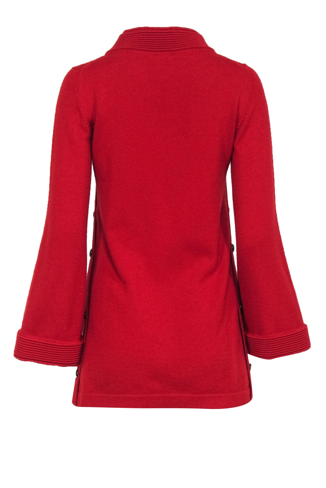 Top Quality Chanel - Red Cashmere Paris Shanghai Collection Sweater Sz 2