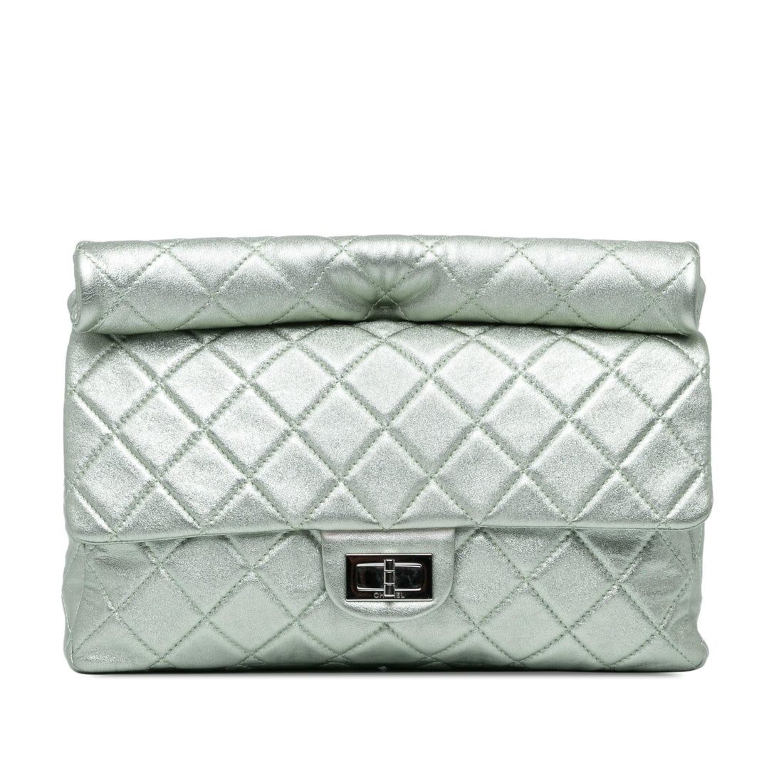 Top Quality Chanel Reissue 2.55 Metallic Calfskin Roll Clutch (SHG-e9cHyV)