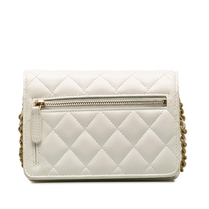 Top Quality Chanel Romance Lambskin Wallet On Chain (SHG-O9aGrO)