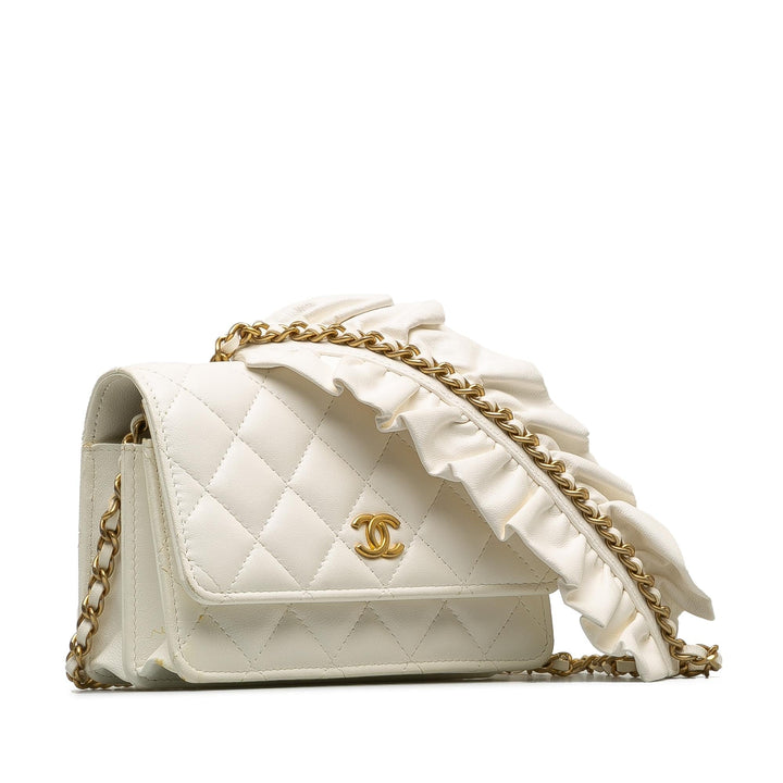 Top Quality Chanel Romance Lambskin Wallet On Chain (SHG-O9aGrO)