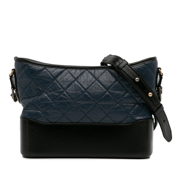 Top Quality Chanel Small Bicolor Aged Calfskin Gabrielle Crossbody (SHG-pV2C0E)