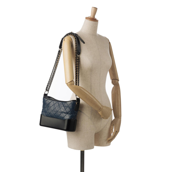 Top Quality Chanel Small Bicolor Aged Calfskin Gabrielle Crossbody (SHG-pV2C0E)