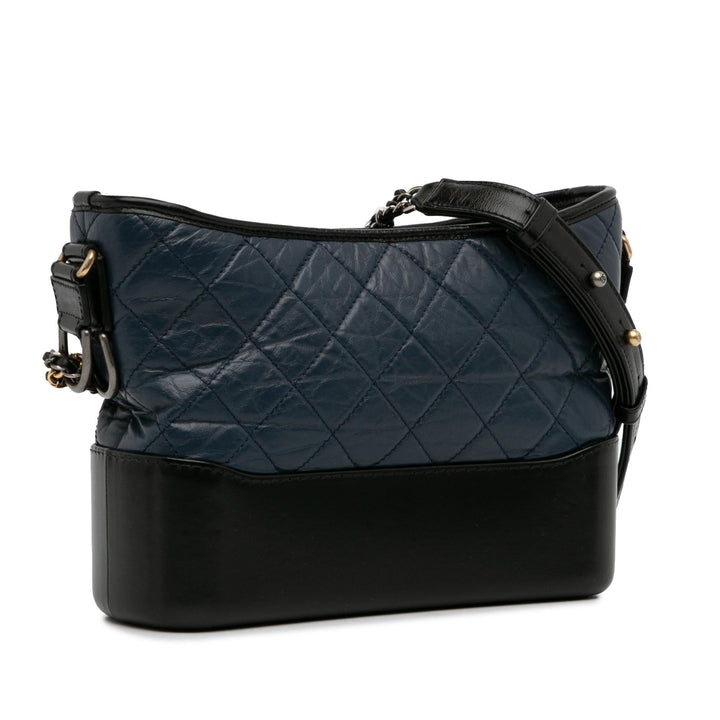 Top Quality Chanel Small Bicolor Aged Calfskin Gabrielle Crossbody (SHG-pV2C0E)