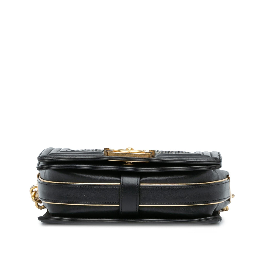 Top Quality Chanel Small Braided Sheepskin Boy Flap (SHG-3XvapB)