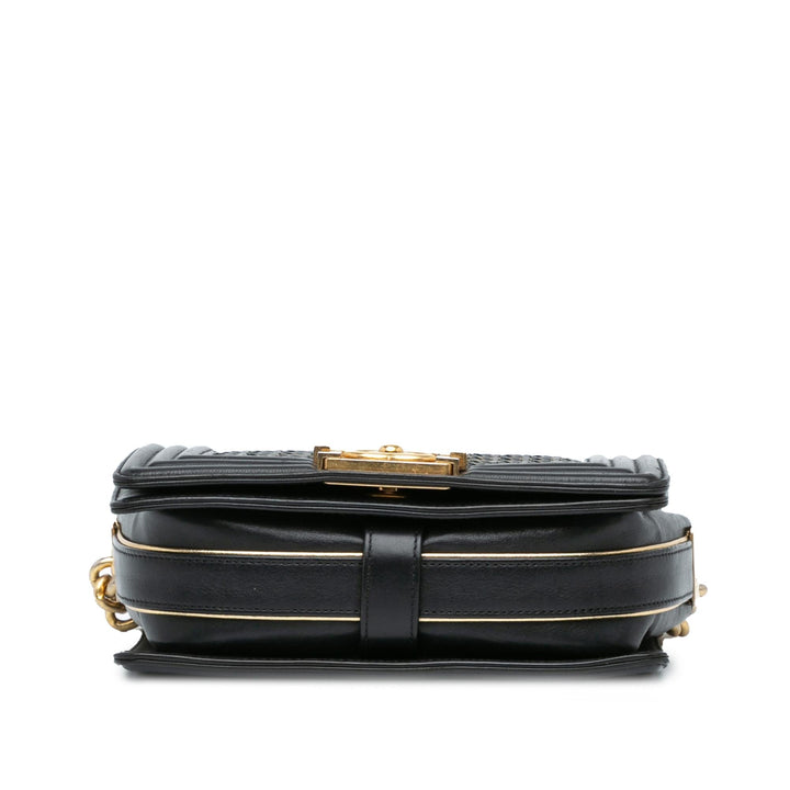 Top Quality Chanel Small Braided Sheepskin Boy Flap (SHG-3XvapB)
