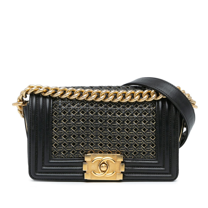 Top Quality Chanel Small Braided Sheepskin Boy Flap (SHG-3XvapB)